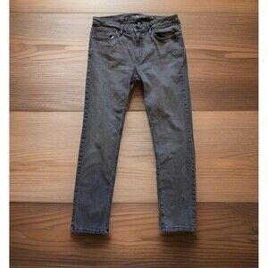 Calvin Klein Womens Gray Denim Jeans Size 10 Slim Boyfriend Mid-Rise Ankle